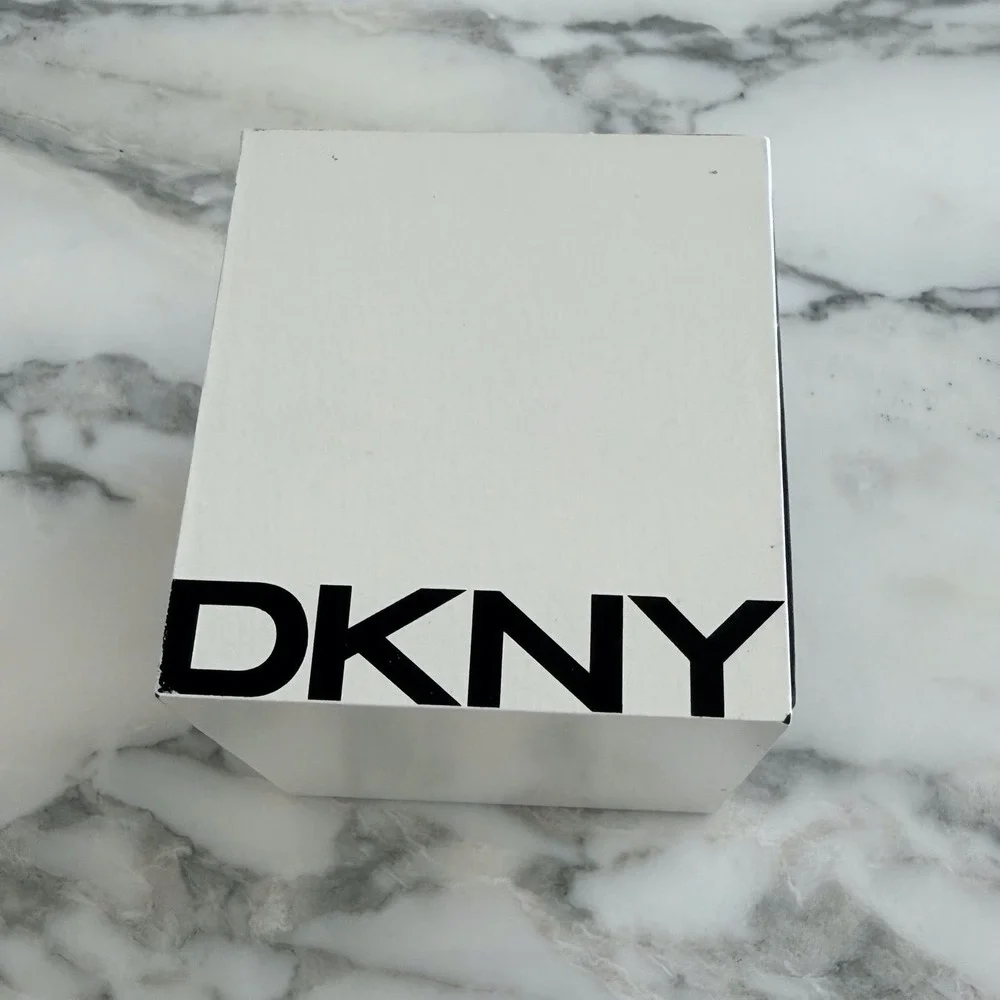 DKNY Watch Box White and Black Replacement Storage Case for Timepieces